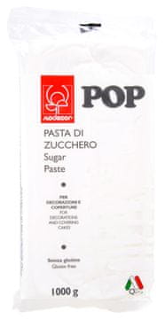 Modecor Testenine Di Zucchero 1kg Pop Bianco Candido -