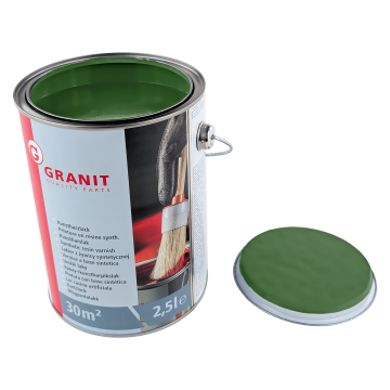 Lak za barvo listnato zelena RAL 6002 NOPOLUX WILCKENS GRANIT pločevinka 2,5 l