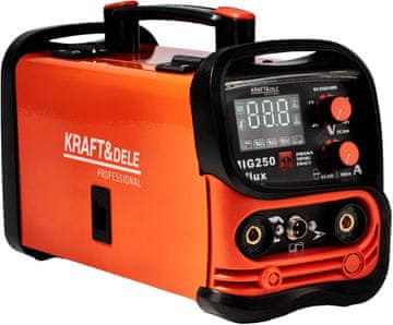 Kraft&Dele Varilni aparat 250A - FLUX / MIG / MMA / LIFT TIG KD1875