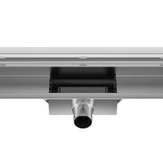 W-Drain NEXT 2v1 Linearni stenski odtok 60 cm dvostranski krom