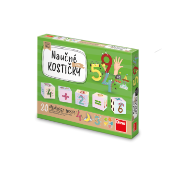 Dino Lesene kocke Številke – 20 kock