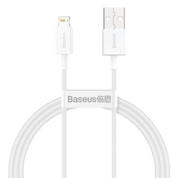 BASEUS Baseus Superior Fast Charge USB-A to Lightning kabel, 2,4 A, 1 m - bel