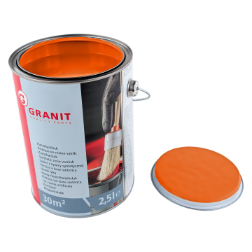 Lak za barvo čisto oranžna RAL 2004 NOPOLUX WILCKENS GRANIT pločevinka 2,5 l