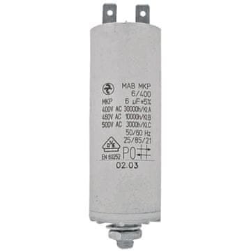 Kondenzator 40 µF Ø 45 mm dolžina 92 mm navoj M8 za motor z notranjim zgorevanjem 70227