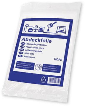 HDPE BASIC zaščitna barvna ponjava 4x5 m prenovitvena folija 30099020