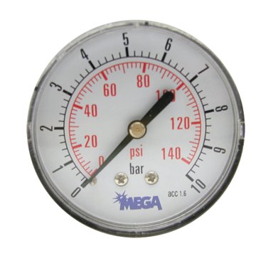 Granit Vakuumski manometer fi 63 0 → + 6bar 1/4" suhi, medeninast