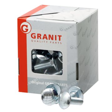 Granit Pocinkani vijaki z vratno glavo DIN 603 M6 6x40 mm