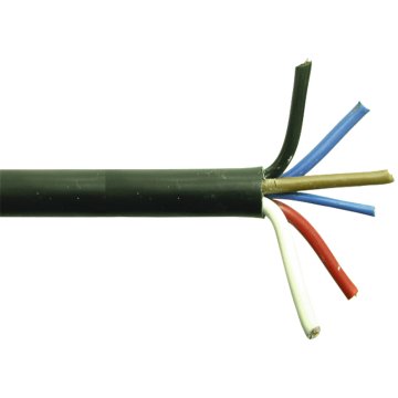 Električni kabel 7 x 1 mm, kolut 50 m, črn