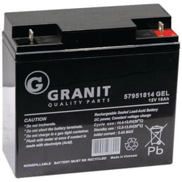 Gel baterija 12V 18Ah za kosilnice MTD Granit 1117-2013-01