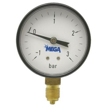 Vakuumski manometer fi 63 - 1 → + 3 bar 1/4" spodnji suhi