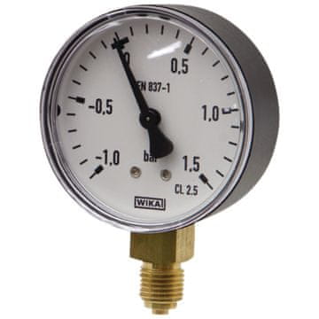 Vakuumski manometer fi 63 - 1 →+1,5 bara 1/4" suho medeninasto dno