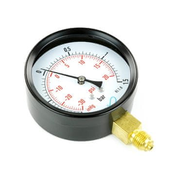 Vakuumski manometer fi 80 - 1 → + 1,5 bara 1/4" spodnji suhi