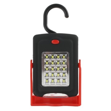 Delavska svetilka na baterije z magnetom 20 LED 90x60x20 mm 100 lm LB004