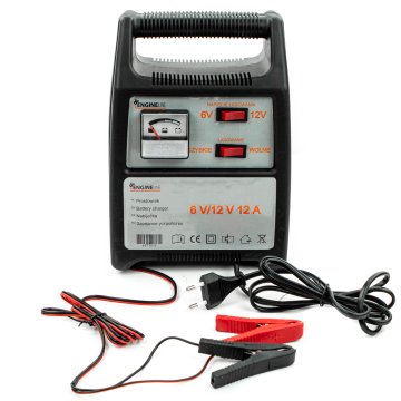 Polnilnik za avtomobilske akumulatorje 6-12 V 12 A 230 V AC največ 125 AH