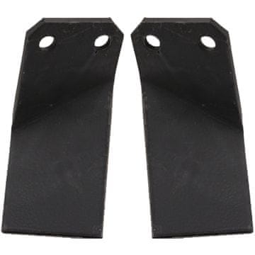 Granit Levi zobati nož rotacijskega kultivatorja 155x80x7mm za FORIGO G2596011