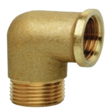 Granit Koleno, zunanji navoj 1/4" notranji navoj 1/4" BSP, medenina, za kapljično cev 04051615