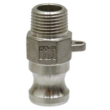 Granit CAMLOCK KAMLOK ženski vtični konektor tip F DN 16 BAR 1 1/2" palec