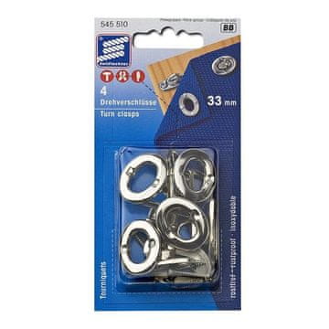 Northix Obrni zaponke. 33 mm. 4 kosi v pretisnem omotu