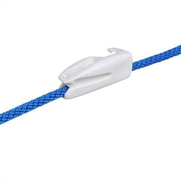 Northix Kavelj za blatnik. plastika za ograjo žica 6-8 mm. bela