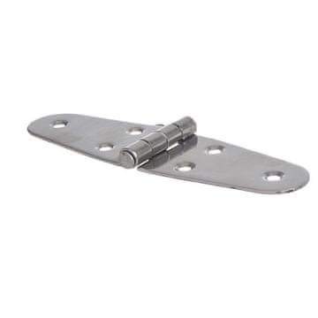 Northix Tečaj. 145 x 72 mm. V4A RVS AISI 316. 6 lukenj