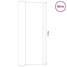 Vidaxl Zaščitna mreža antracitna 1,5x50 m HDPE 150 g/m²