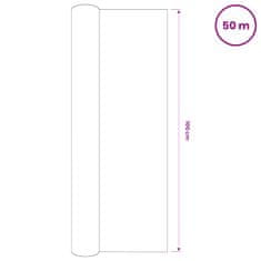 Vidaxl Zaščitna mreža antracitna 1x50 m HDPE 75 g/m²