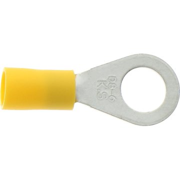 Ist Kabelski obročasti priključki rumeni M8 za kabel 4,0 - 6,0 mm2 x 10 kosov.