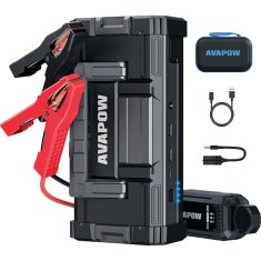 Zaganjalnik baterij T8 MAX 88,8 Wh 6000 A 24000 mAh Svetilka