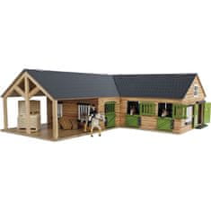 Kids Globe Hlev s 4 stojnicami in pralnim strojem 1:24 680 x 770 x 270 mm KG610211