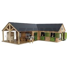 Kids Globe Hlev s 4 stojnicami in pralnim strojem 1:24 680 x 770 x 270 mm KG610211