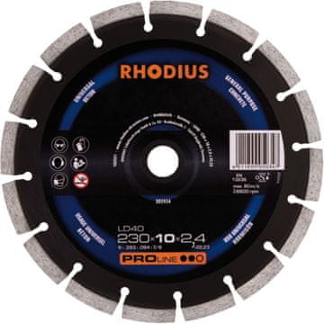 Rhodius Diamantna rezalna plošča LD40 LD40 RHODIU