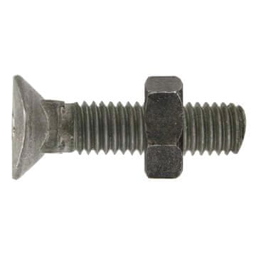 Plužni vijak z matico M10, dolžina 70 mm, razred 10.9 za plug 30.019 x25 kosov.