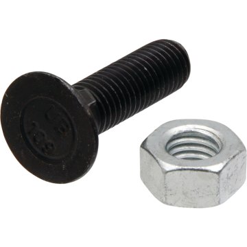 Vijak za plug z matico M12x1,75 dolžine 45 mm razreda 10.9 DIN 604 za plug 1245410