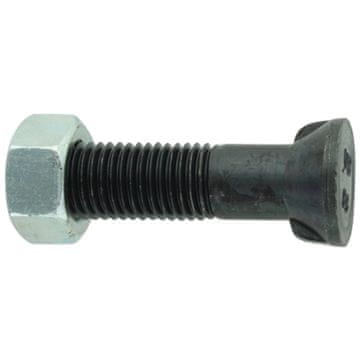 Plužni vijak z matico M20x2,5 dolžine 80 mm 8,8 DIN 11014 2 plužna nastavka 2080148