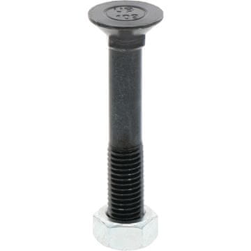 Vijak za plug z matico M12x1,75 dolžine 75 mm razreda 10.9 DIN 608 za plug 1275810
