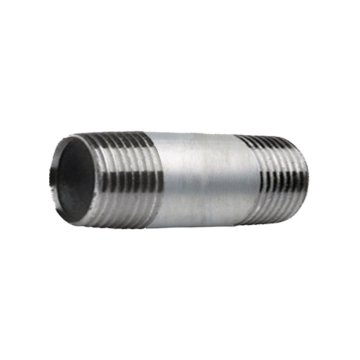 Pocinkan dvojni cevni priključek 100 mm 3/4 DIN 2982
