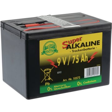 Granit Alkalna baterija Shepherd 9 V 75 Ah 1271