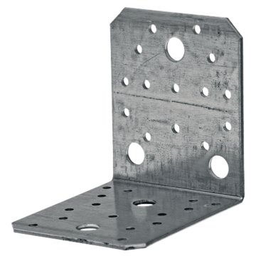 Granit Jeklen montažni kotnik 60x60x60mm, debeline 2mm, perforiran za les 63166020