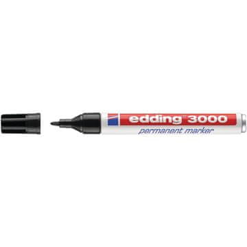 Edding 3000 permanentni marker črne barve 710002