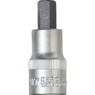 Imbus nastavek 10 mm, kratek, 1/2" ČRNI NASTAVEK