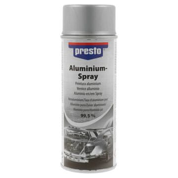 Presto Aluminijast sprej, srebrno kovinski, 400 ml