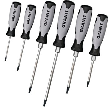 6-delni komplet izvijačev TORX, GRANITE BLACK EDITION