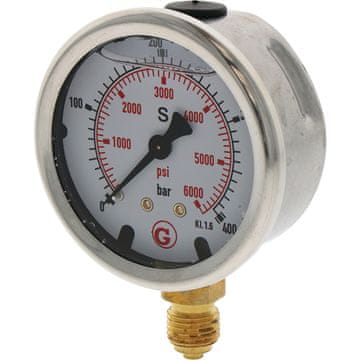 Granit Manometer s priključkom G 1/4 palca 400 barov 63 mm