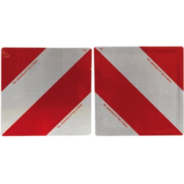 Granit Opozorilna tabla 285x285, dvostranska, leva stran