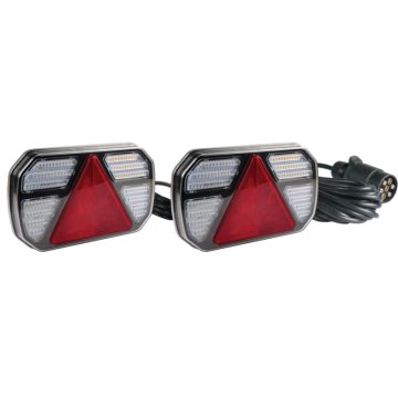 Granit Komplet magnetnih LED zadnjih luči 12/24V 2,5 m