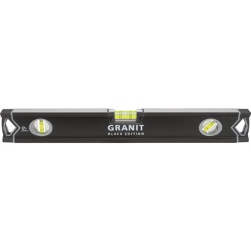 Granit Aluminijasta vodna tehtnica, 500 mm BLACK EDITION