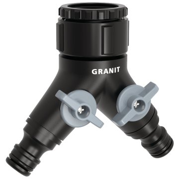 Granit Priključek za pipo 1/2"-3/4" ČRNE IZDAJE, 8 kosov.