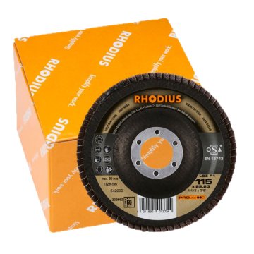 Rhodius Brusilni kolut z lamelnim diskom 115 mm K60 10 kosov.