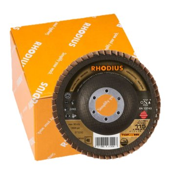 Rhodius Brusilni kolut z lamelnim diskom Ø 115 mm K40 10 kosov.