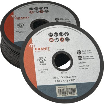 Granit Rezalni disk 115x1,5 mm 25 kosov
